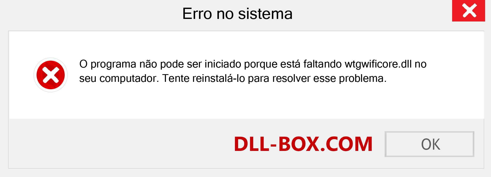 Arquivo wtgwificore.dll ausente ?. Download para Windows 7, 8, 10 - Correção de erro ausente wtgwificore dll no Windows, fotos, imagens